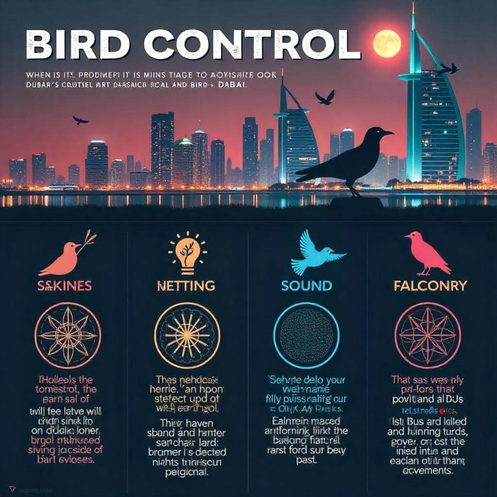 Professional Bird Control Dubai Services | Al Mandhar Pest