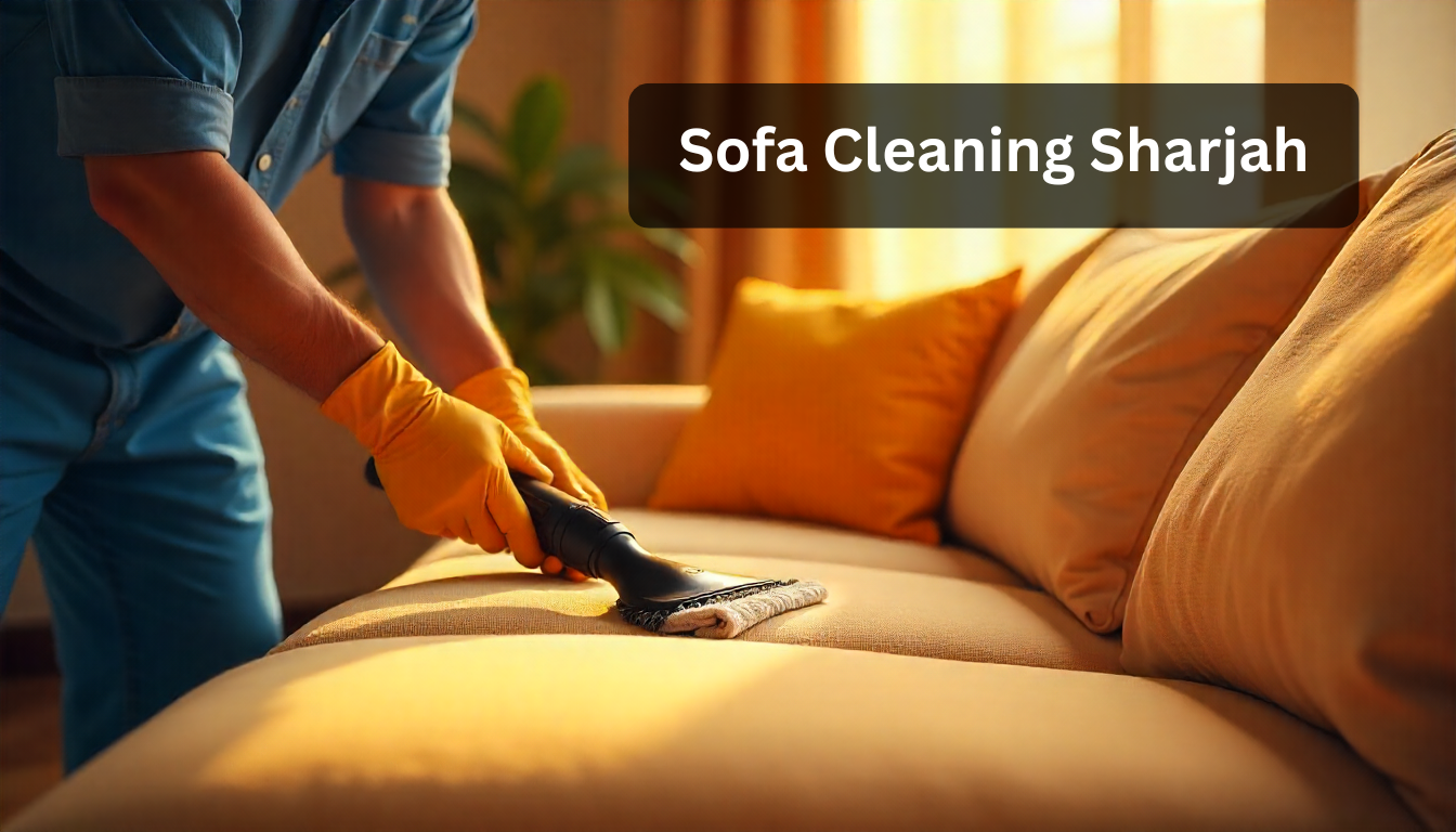 Professional Sofa Cleaning Sharjah services in Dubai, Sharjah, and Ajman. Expert care for spotless, fresh sofas every time.