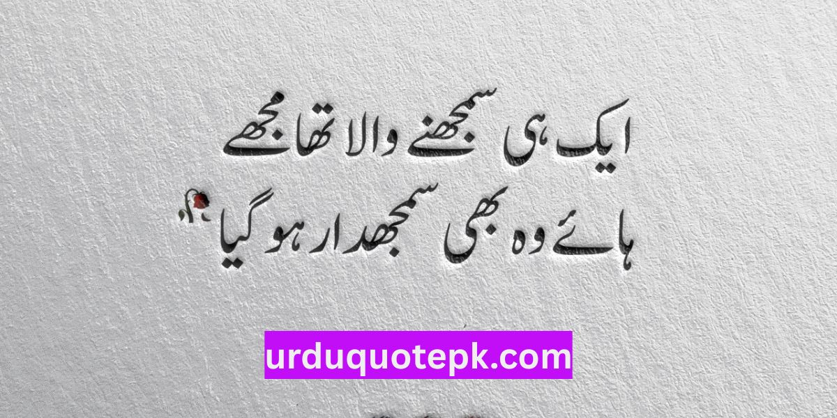 Urdu Poetry 2 Lines