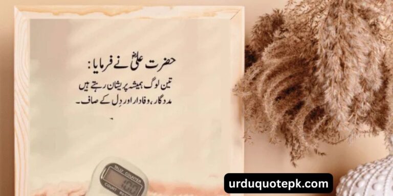 hazrat ali quotes in urdu