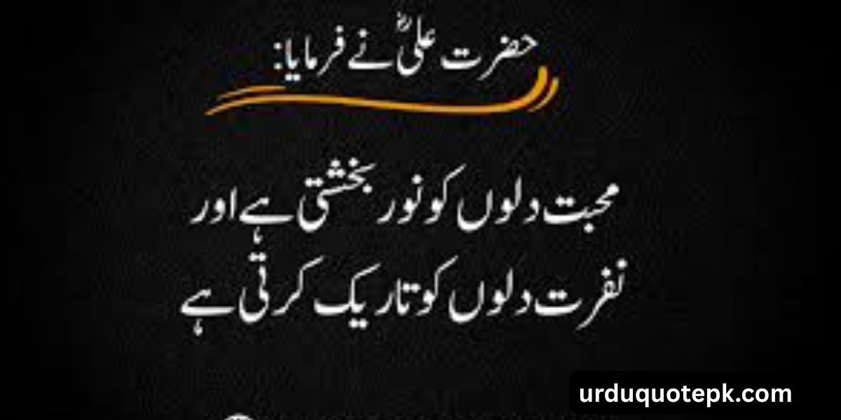 hazrat ali quotes in urdu 