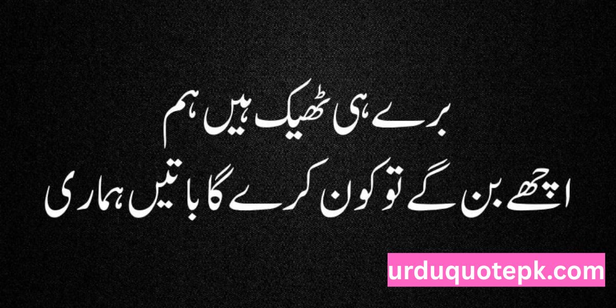 Attitude Quotes in Urdu